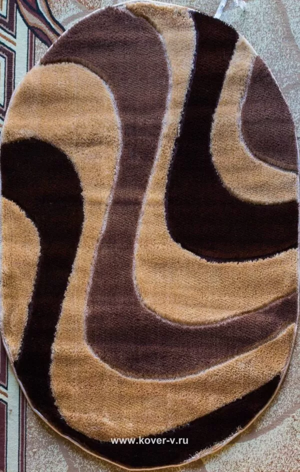 Турецкий ковер с высоким ворсом Oxford-1 (Шагги) из искусственного шелка и микрофибры