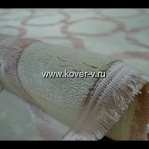 бахрома ковра Tabbo 003-cream-pudra из акрила и вискозы производства турецкой фабрики EMPERA HALI