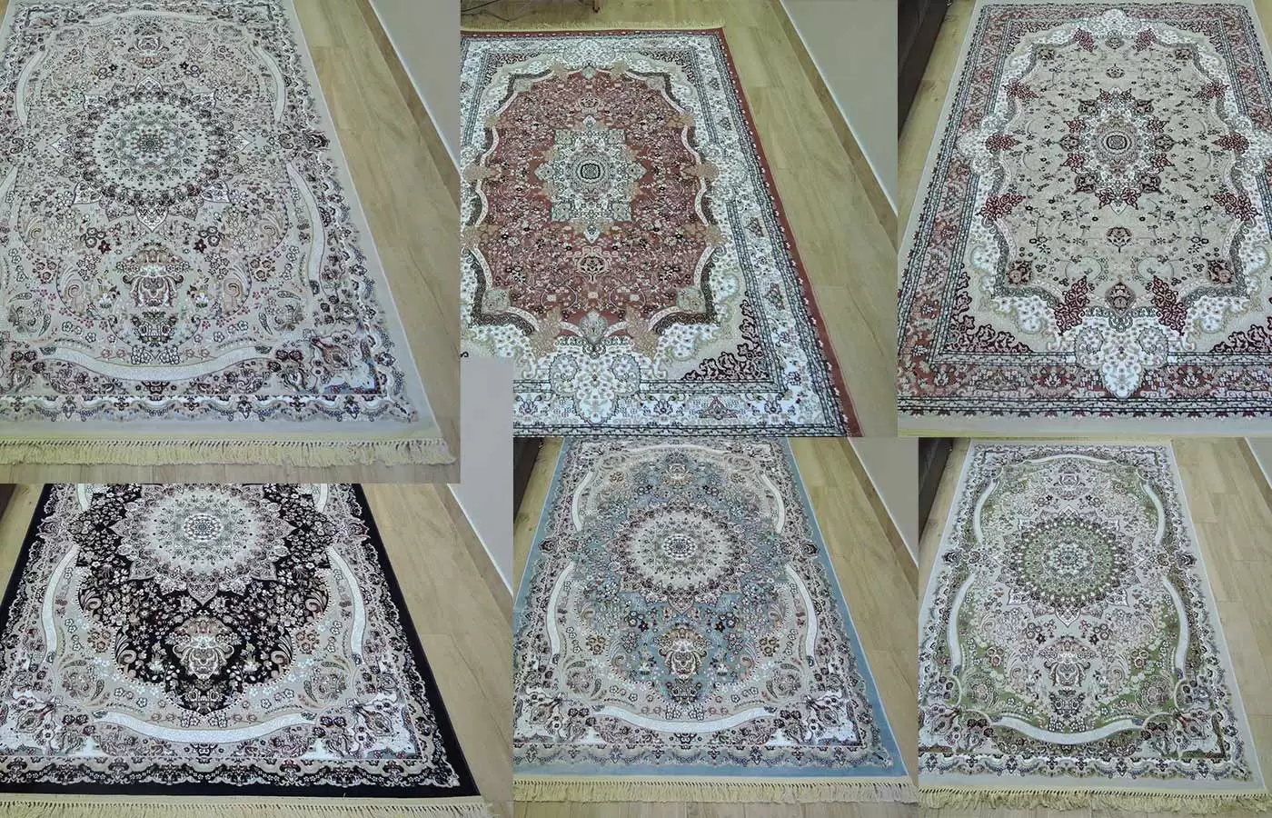 поступление новой коллекции турецких ковров Фарси на склад в Волгограде